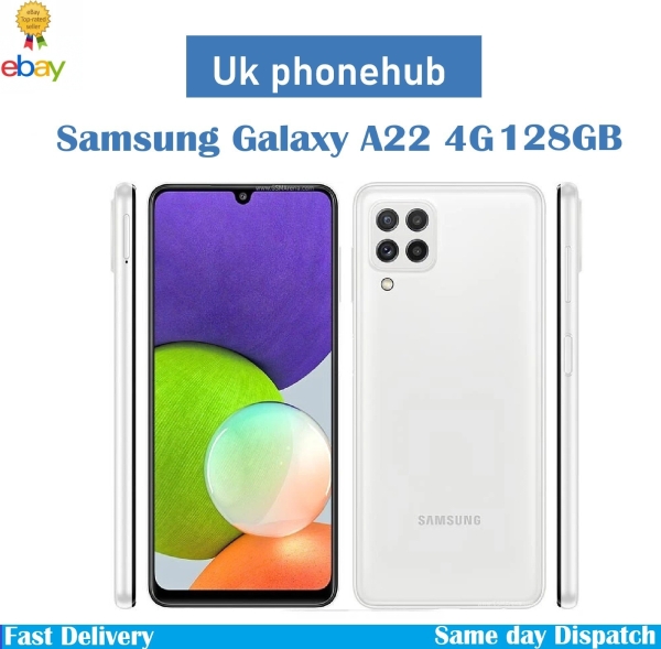 NEU Samsung Galaxy A22 4G SM-A225F/DS 128GB Dual Sim entsperrt Android Smartphone