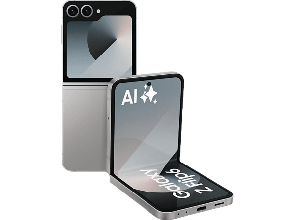 SAMSUNG Galaxy Z Flip6 256 GB Smartphone  6.7 Zoll Silver Shadow  Handy