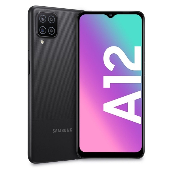 Samsung Galaxy A12 Nacho 64 GB black Android Smartphone 6,5 Zoll 48 MPix