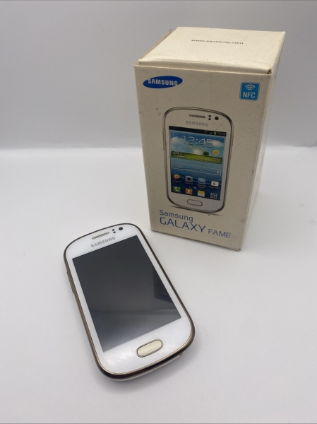 Samsung Galaxy Fame 4GB (Entsperrt) Weiß Sehr guter Zustand