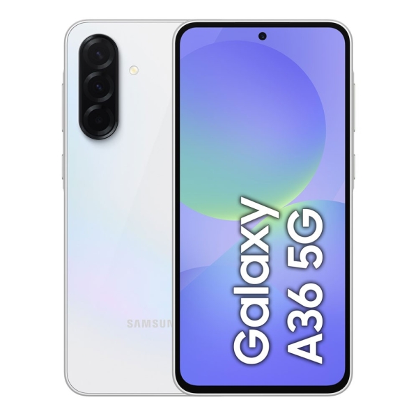 Samsung Galaxy A36 128GB 5G Smartphone awesome white EU Android 15 Weiß