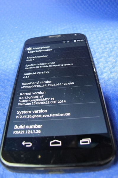 MOTOROLA MOTO X SMARTPHONE – FÜR TEILE
