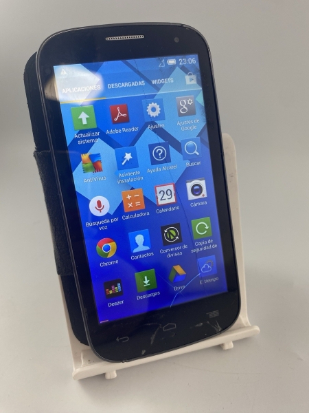 Alcatel One Touch Pop C5 schwarz entsperrt 4GB 4,5″ Android Smartphone gesprungen