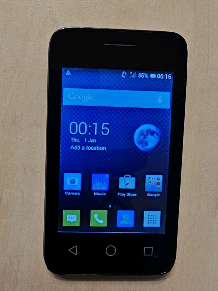 Alcatel OneTouch 4009x Smartphone schwarz, Tesco Handy Smartphone