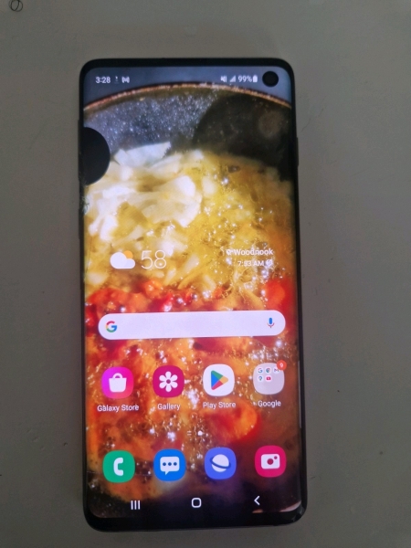 Samsung Galaxy S10 128GB Prism Black entsperrt Smartphone Dual SIM