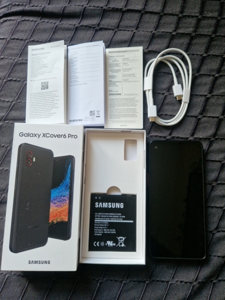 Samsung Galaxy X Cover 6 Pro G736 Smartphone 128GB 6GB RAM 5G black WOW!