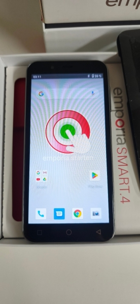 Handy Smartphone Emporia Smart 4 / 3GB/32 GB – Schwarz (Ohne Simlock)