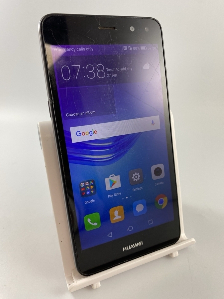 Huawei Y6 2017 schwarz unbekanntes Netzwerk 16GB 5,0″ Android Smartphone Handy gesprungen