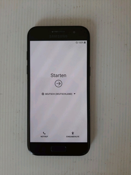 Smartphone, Samsung Galaxy A3 2017,  Schwarz, 16 GB SD-Karte Ohne SIMLOCK
