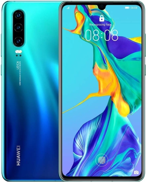 Neu Huawei P30 128/6GB Dual Sim Aurora entsperrt Android Smartphone