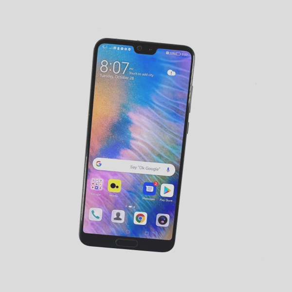 Huawei P20 Pro CLT-L29 128GB Midnight Blue Entsperrt Guter Zustand Grade B/C 483