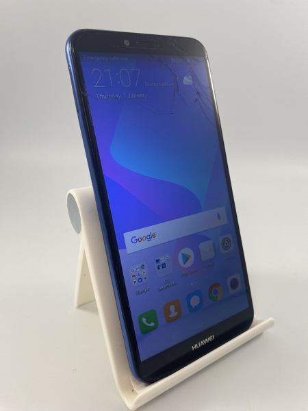 Huawei Y6 2018 blau entsperrt 16GB 5,7″ 13MP 2GB RAM Android Smartphone gesprungen