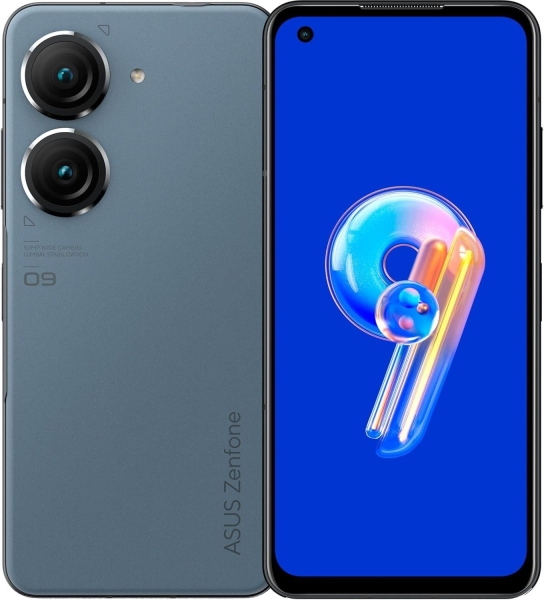 Asus Zenfone 9 128GB Android entsperrt SIM 5G blau Handy Smartphone D3