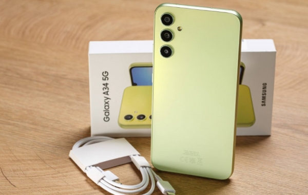 Samsung Galaxy A34 5G SM-A346B A346E 128GB Global Unlocked 48MP 6.6″ Smartphone