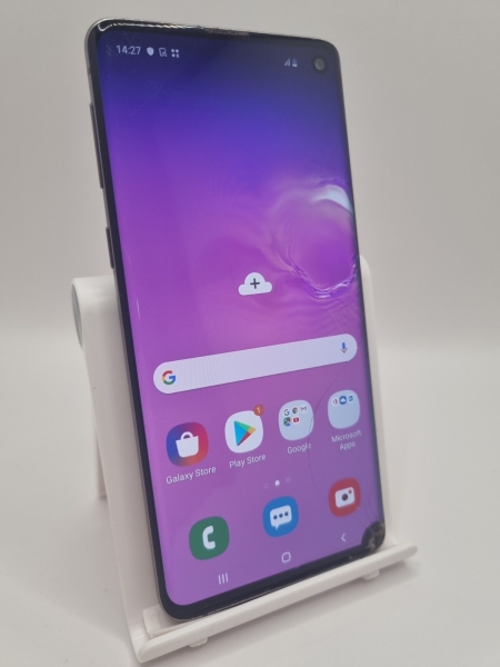 Samsung Galaxy S10 schwarz entsperrt 128GB 6,1″ Android Smartphone gesprungen
