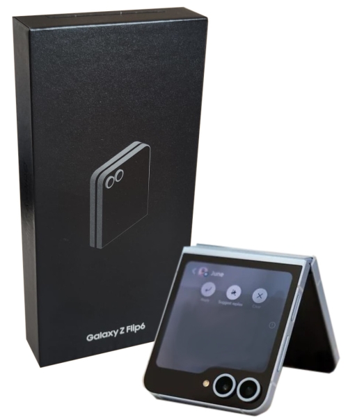 Handy SAMSUNG Galaxy Z Flip 6 5G F741 12+512GB Smartphone Faltbar SILBER