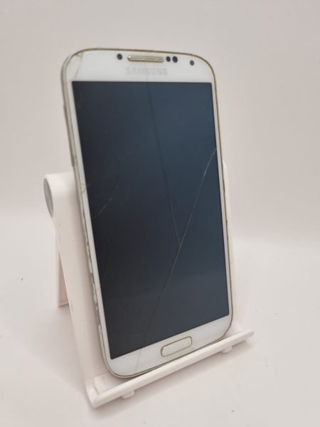 Samsung Galaxy S4 weiß 16GB 5,0″ Android Smartphone gesprungen defekt #D