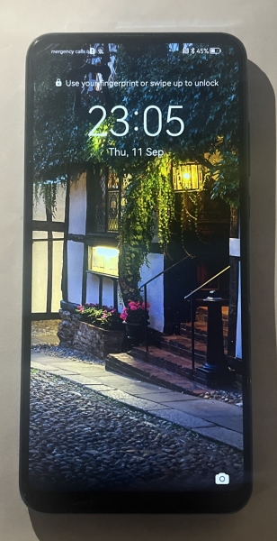 Huawei P30 Lite MAR-LX1A 128GB blau Smartphone „funktioniert gesprungene Rückseite“