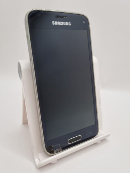 Samsung Galaxy S5 mini schwarz 16GB 4,5″ Android Smartphone gesprungen defekt #D