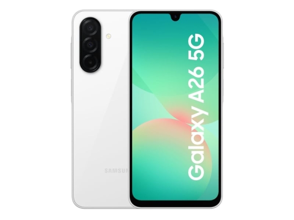 Samsung Galaxy A26 5G Smartphone – 6/128GB 6,7″ 120 Hz Weiß Handy 6,7 Zoll