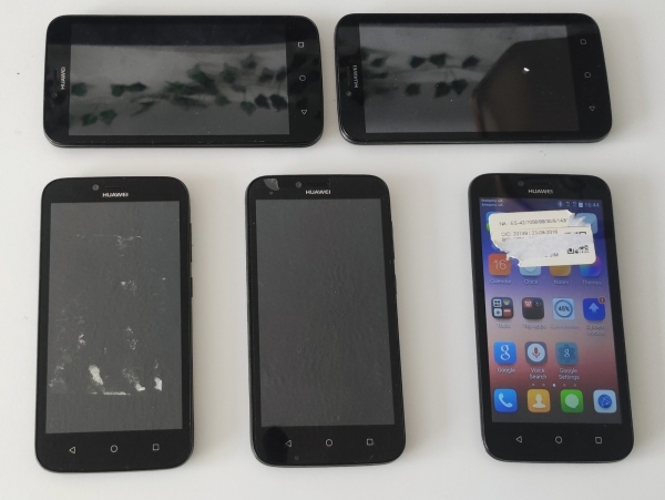 Restposten 5 x Huawei Y625-U51 Smartphone Android 4 Dual Sim für Ersatz/Reparatur