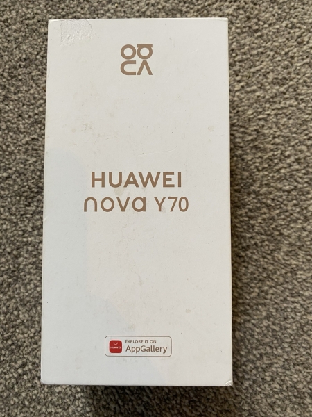 HUAWEI 2022 SMARTPHONE📱NOVA Y70 MOBILE📱4G-128GB📱ENTSPERRT📱ANDROID📱NIE BENUTZT