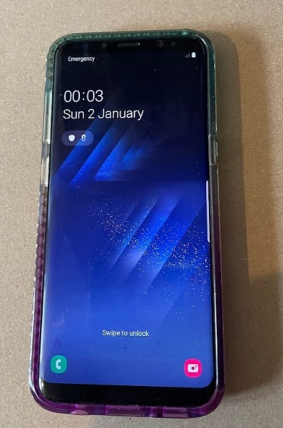 Samsung Galaxy S8 SM-G950F – 64GB – schwarzes Android Smartphone –