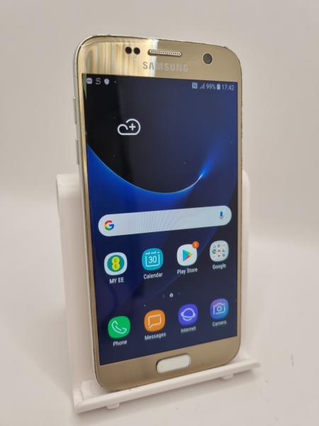 Samsung Galaxy S7 Gold entsperrt 32GB 5,1″ Android Smartphone gesprungene Rückseite