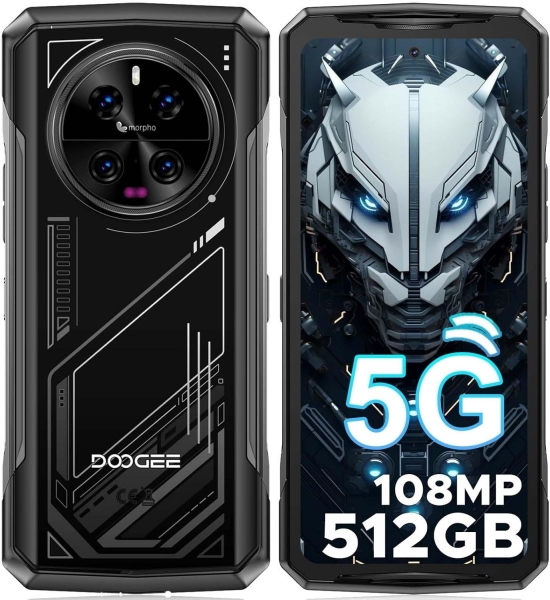 Doogee V40 Rugged Smartphone 5G, 32GB+512GB/2TB DDR5, 4nm Dimensity 7300 Rugged