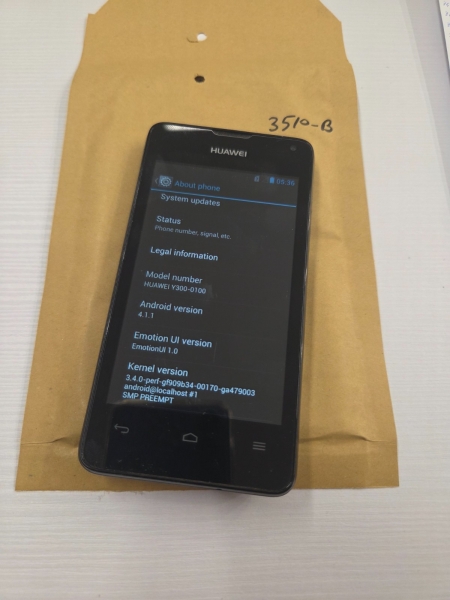 Huawei Ascend Y300 – 4 GB – Smartphone schwarz (entsperrt)