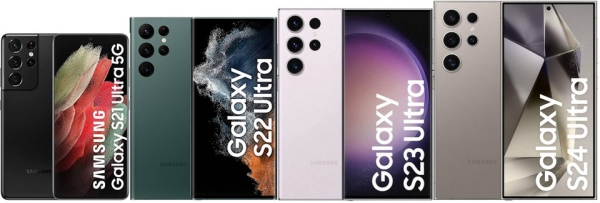 Samsung Galaxy S21 Ultra S22 Ultra S23 Ultra S24 Ultra 512GB 256GB Smartphone – B+