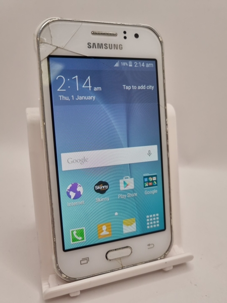 Samsung Galaxy J1 Ace weiß entsperrt 8GB Android Smartphone gesprungen