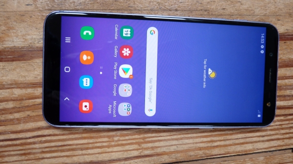 Samsung Galaxy J6 2018 32GB blau/grau Android Smartphone