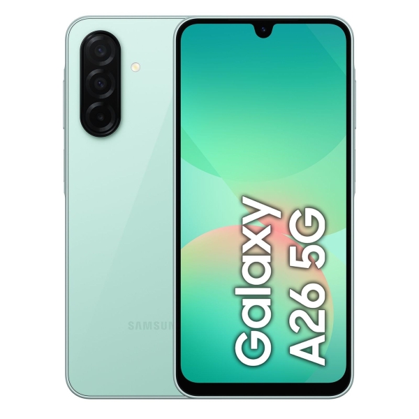 Samsung Galaxy A26 5G Dual-SIM 128GB Mint Android Smartphone 6,7 Zoll 50 MPix