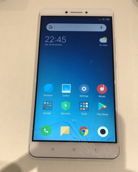 Mi Max – 32GB – Silber – Entsperrt – Gesprungen