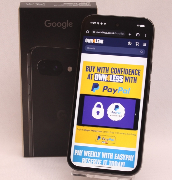 Google Pixel 9a 128GB Android Smartphone – Netzwerk entsperrt – Obsidian (B)