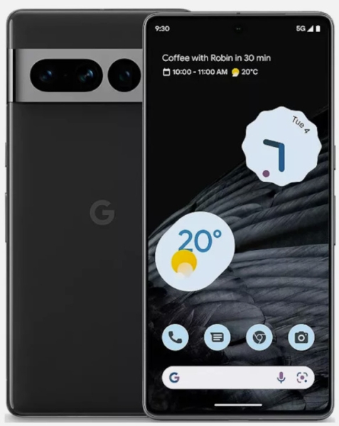 Google Pixel 7 Pro – 128 GB – Smartphone Obsidian (entsperrt)