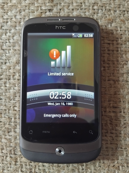 HTC Wildfire Smartphone (Vodafone) – Braun