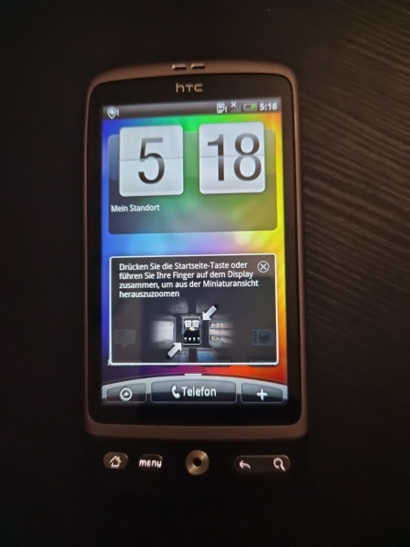 HTC Desire  – Schwarz – Android Smartphone – Old School Handy