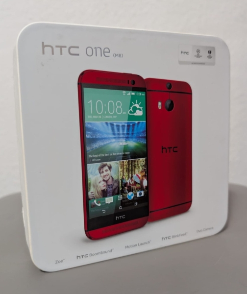 HTC One M8 16GB Rot/Red Smartphone /Handy mit OVP Unbenutzt!