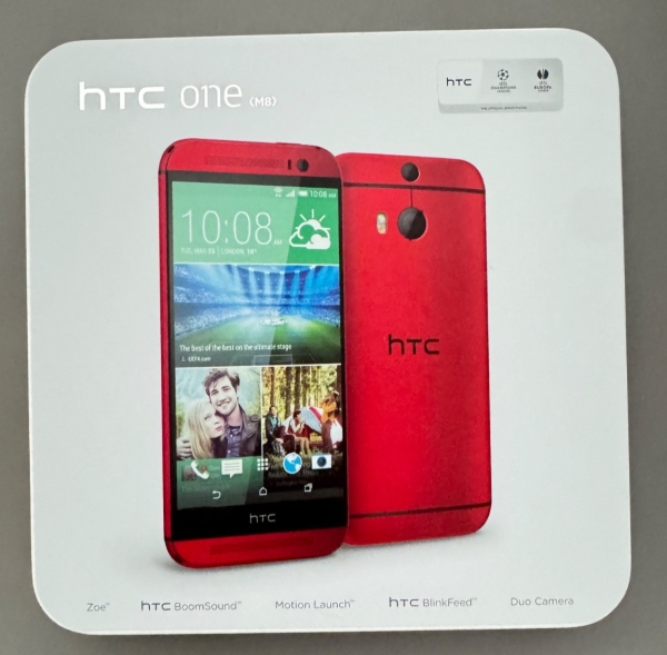 HTC One M8 Rot Smartphone /Handy mit OVP Unbenutzt!
