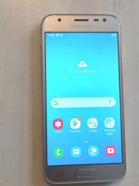 Samsung Galaxy J3 (J330FN) gold 16GB 2017 entsperrt Smartphone