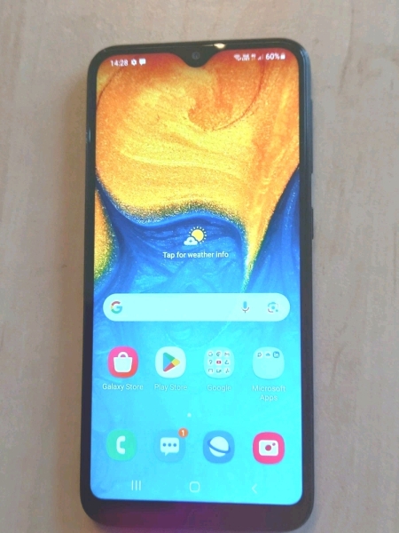 Samsung Galaxy A20e Smartphone blau, entsperrt, Dual SIM, 32GB, 3GB RAM