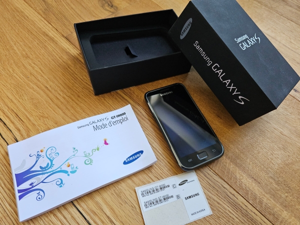 Samsung Galaxy S GT-I9000 Smartphone, Android, OVP, gebraucht, guter Zustand