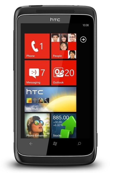 (entsperrt) HTC 7 Trophy T8686 schwarz Smartphone (8GB)