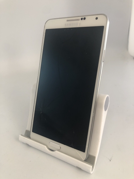 Samsung Note 3 weiß entsperrt Android Touchscreen Smartphone gesprungen unvollständig