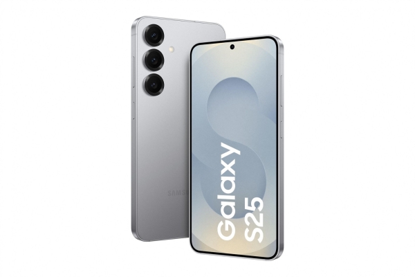 Samsung Galaxy S25 128GB 5G Smartphone in Silver Shadow, 50MP Kamera, AMOLED