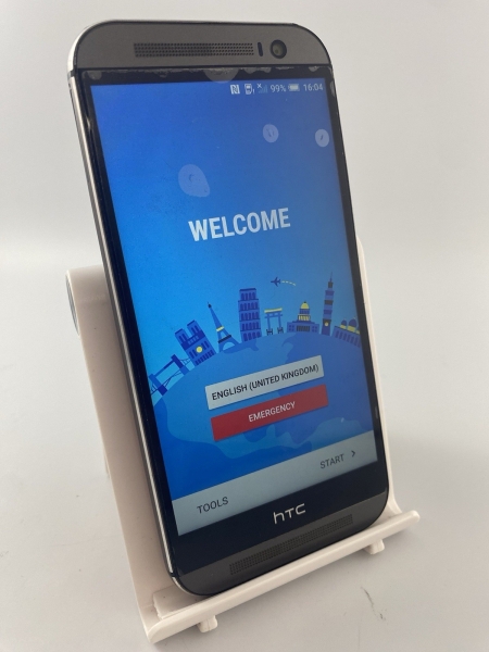 HTC One M8 grau entsperrt 16GB 5,0″ Dual Kamera Android Smartphone Defekt #C03