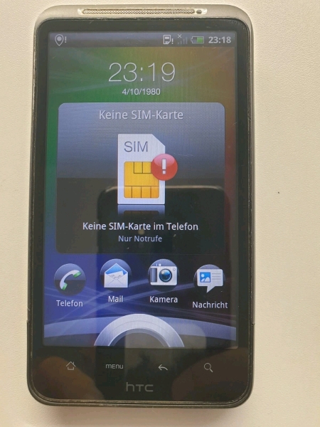 HTC Desire HD 1,5GB Black Android Smartphone  A9191