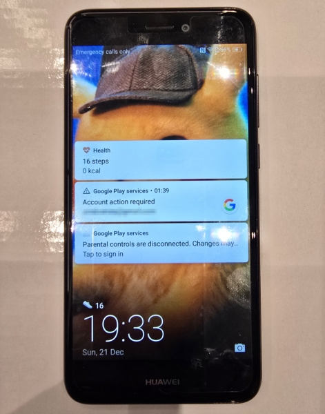 Huawei P8 Lite (PRA-LX1) 16GB schwarz 5,2″ Android Smartphone 2017